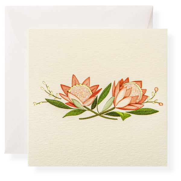 Karen Adams "Flourish" Gift Enclosure Box of 8 Assorted Cards with Envelopes