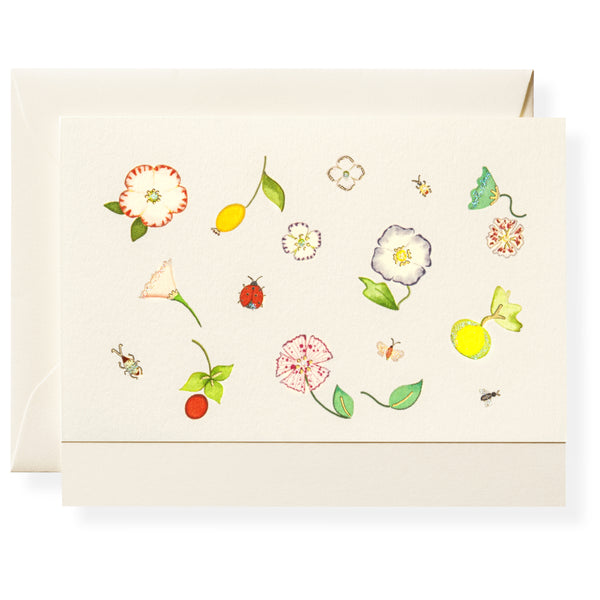 Karen Adams Box of 8 "Variety Garden" Notecards with Matching Envelopes