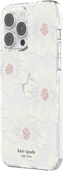 Incipio for Kate Spade Compatible with iPhone 14 Pro Max from Apple – Hollyhock Floral Clear