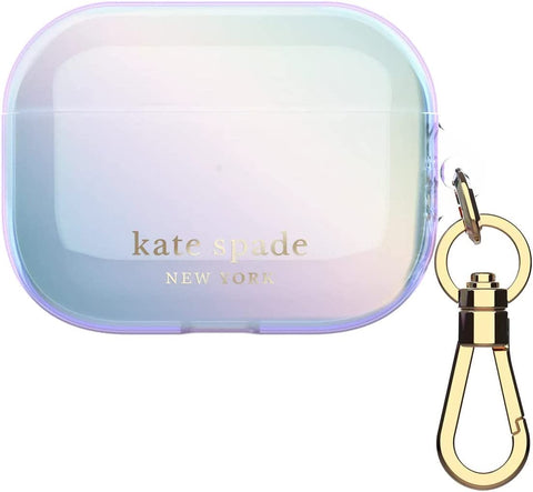 Kate Spade New York Iridescent Case for AirPods Pro with Keychain
