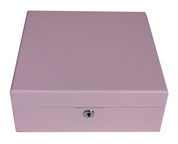 Pink Wood Jewelry Box