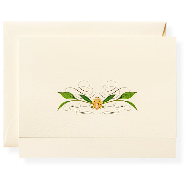Karen Adams Box of 8 "Flourish" with Matching Envelopes