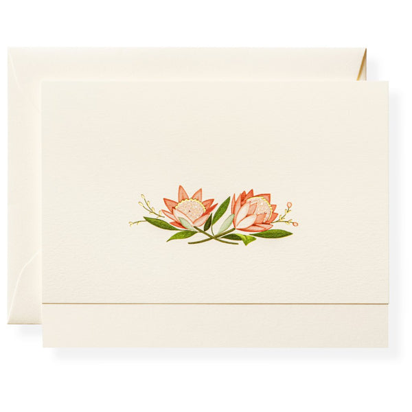 Karen Adams Box of 8 "Flourish" with Matching Envelopes