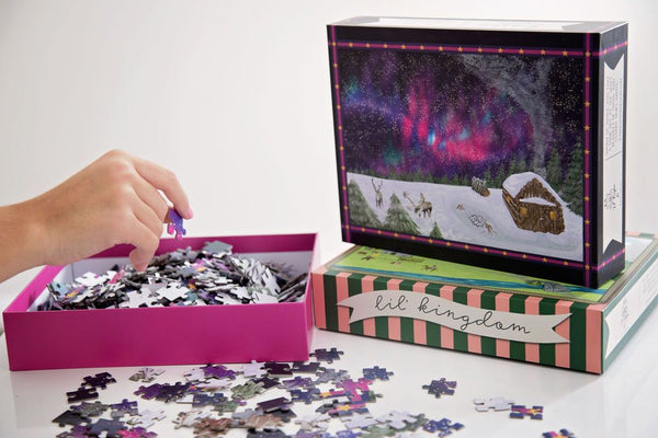 Karen Adams 750 Piece Jigsaw Puzzle - Winter Nights