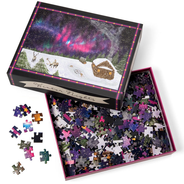 Karen Adams 750 Piece Jigsaw Puzzle - Winter Nights