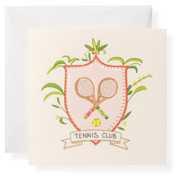 Karen Adams "Tennis Club" Gift Enclosure Box of 8 Assorted Cards with Envelopes
