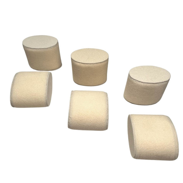 6 Large Cream Watch Pillows for Oversized Watch Cases
