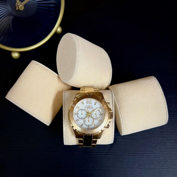 6 Large Cream Watch Pillows for Oversized Watch Cases