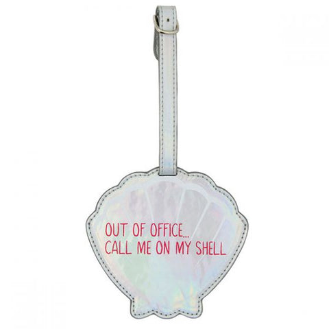 Miamica Luggage Tag - Silver Shell