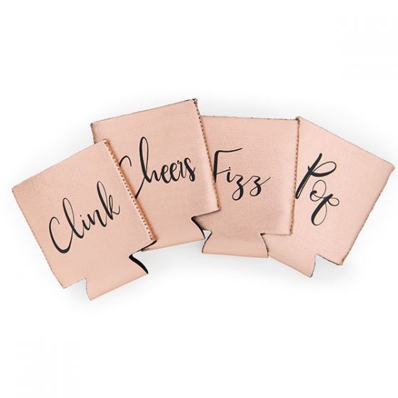 Miamica Rose Gold Set of Four Cozies