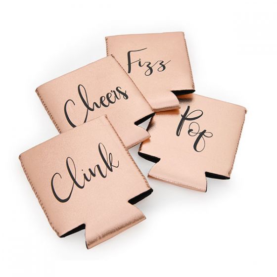 Miamica Rose Gold Set of Four Cozies