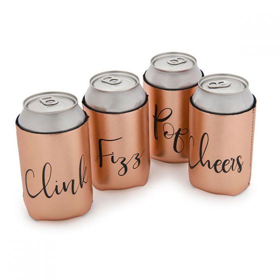 Miamica Rose Gold Set of Four Cozies