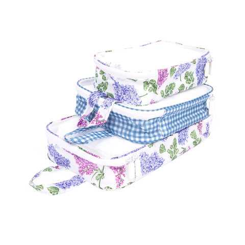 Miamica Packing Cubes Set of 3 - Lilac Floral
