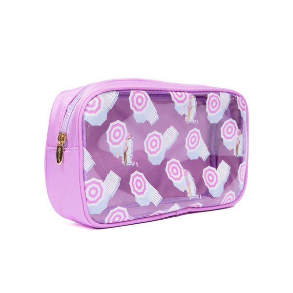 Miamica Lilac Umbrellas Lotions & Stuff Case