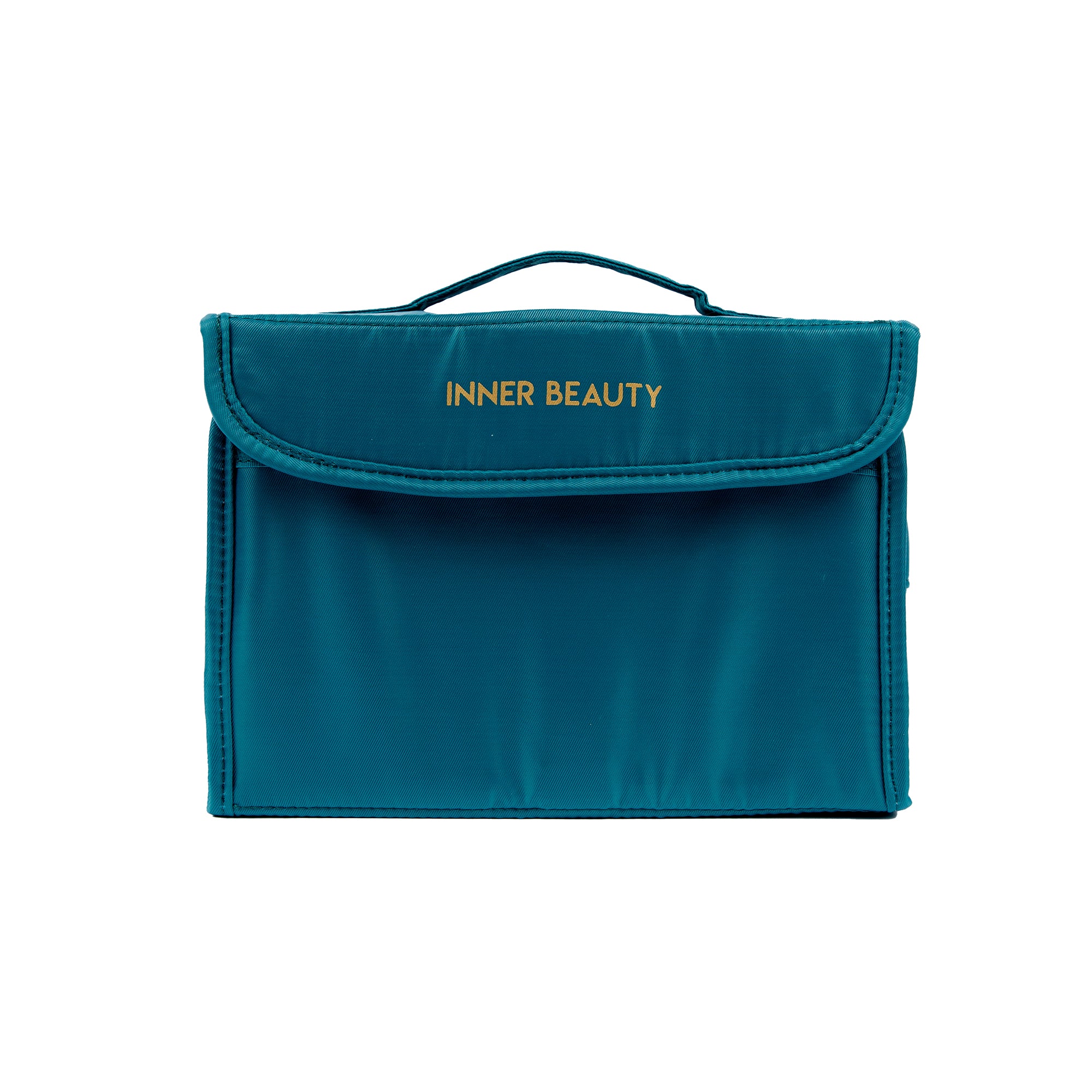 Miamica Women's Teal Inner Beauty Hanging Toiletry Bag Travel Organizer