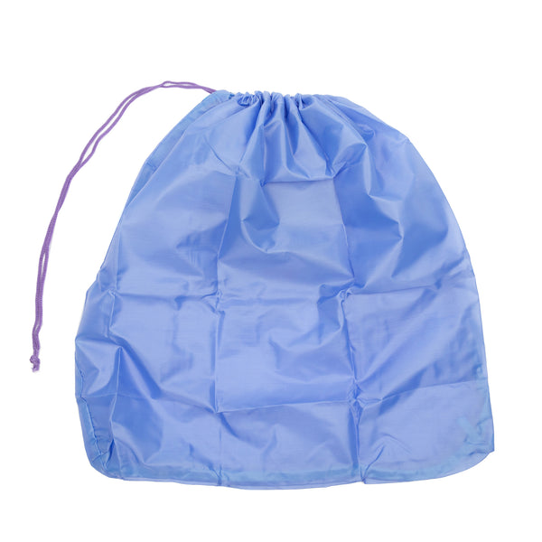 Miamica Purple Floral Travel Expandable Laundry Bag Drawstring