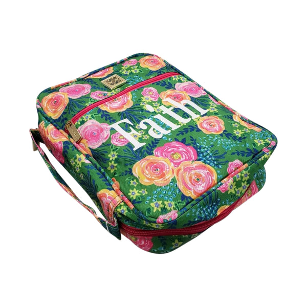 Mary Square Personalized Bible Cover - Madison Floral