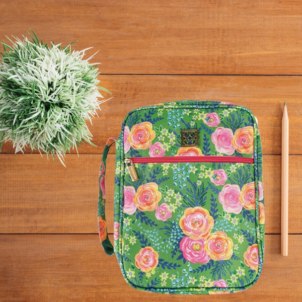 Mary Square Personalized Bible Cover - Madison Floral