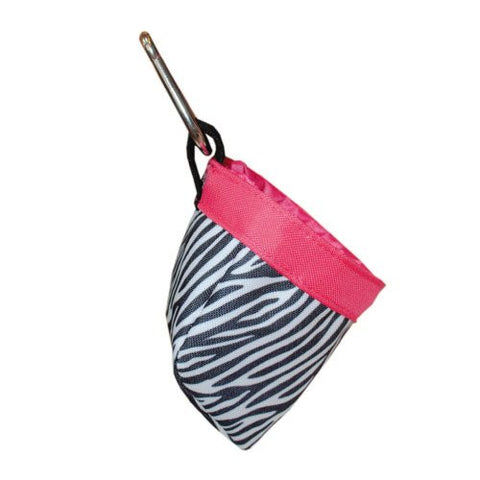 Mainstreet Collections Black, White & Hot Pink Zebra Print Pet Treat Bags