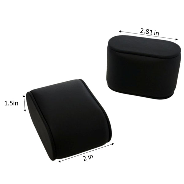 6 Black Medium Watch Pillows for Watch Cases Storage Jewelry Box Display Case Organizer