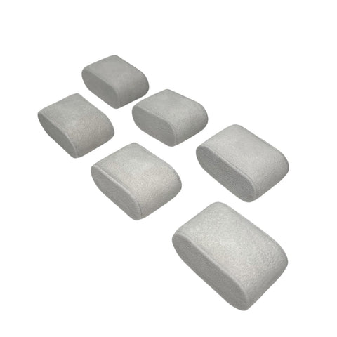 6 Grey Medium Watch Pillows for Watch Cases