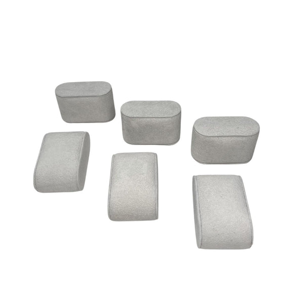 6 Grey Medium Watch Pillows for Watch Cases