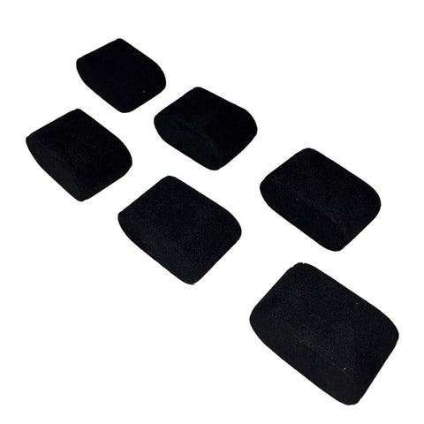 6 Black Velvet Medium Watch Pillows for Watch Cases Storage Jewelry Box Display Case Organizer