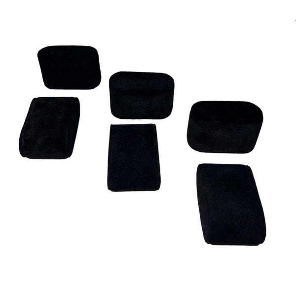 6 Black Velvet Medium Watch Pillows for Watch Cases Storage Jewelry Box Display Case Organizer