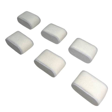 6 White Medium Watch Pillows for Watch Cases Storage Jewelry Box Display Case Organizer