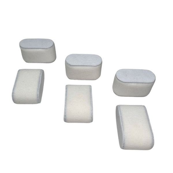 6 White Medium Watch Pillows for Watch Cases Storage Jewelry Box Display Case Organizer