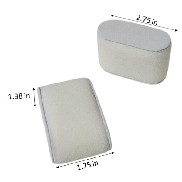 6 White Medium Watch Pillows for Watch Cases Storage Jewelry Box Display Case Organizer