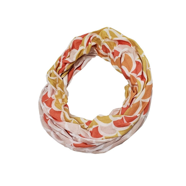 Bamboo Trading Company Boho Wide Headbands - Set of 4 Mermaid Print Headwraps - 16”L x 9”W - Blue, Pink, Purple, Yellow