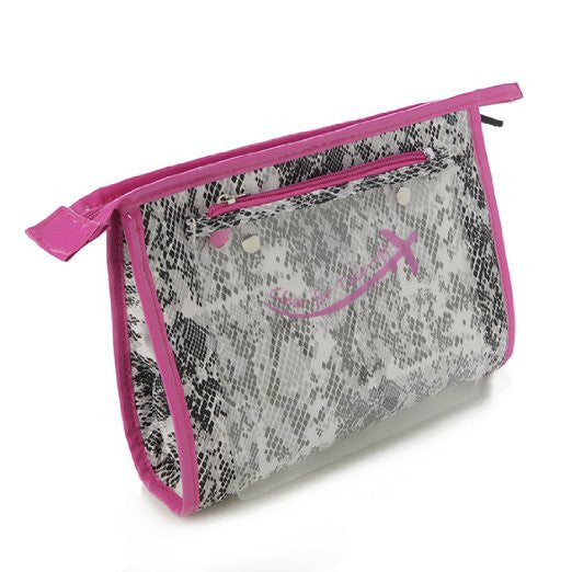 Miamica Cosmetic Case 2 Piece Set with Carry Clear Security Case