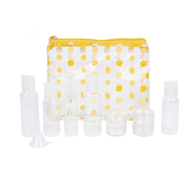 Miamica TSA Compliant Carry On Case Assorted Bottles - Lemons & Oranges