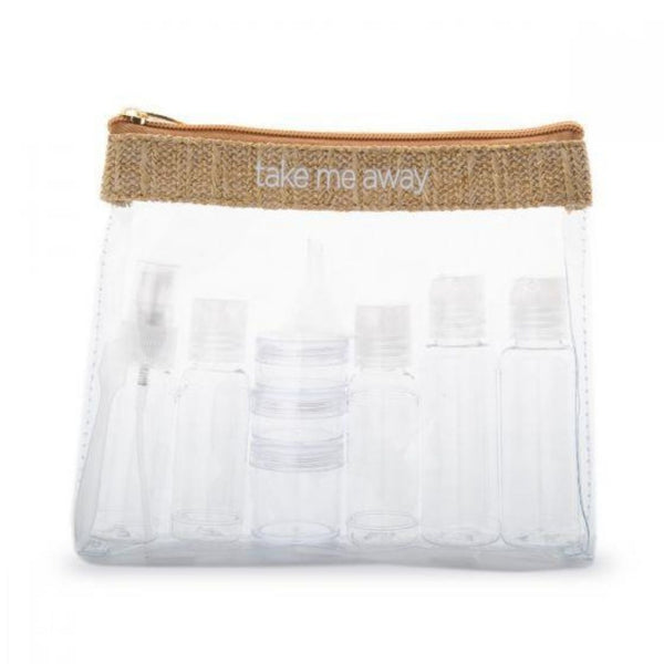 Miamica TSA Compliant Carry On Case Assorted Bottles - Rattan Take Me Away