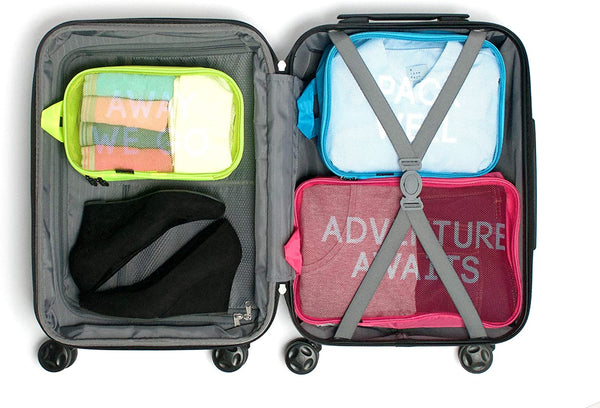 Miamica Packing Cubes Set of 3 - Brights