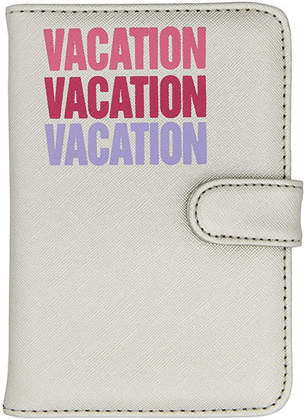 Miamica Silver Passport Case- Vacation