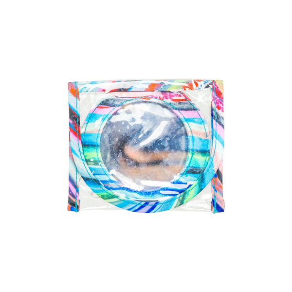 MB Greene 2 Piece Matching Mirror and Grey Airline Zip TSA Compliant Travel Bag Toiletry Organizer