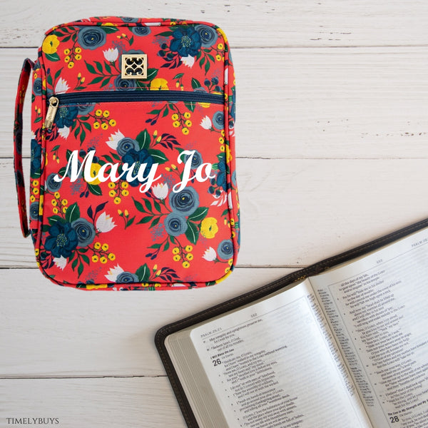 Mary Square Personalized Bible Cover - Monaco
