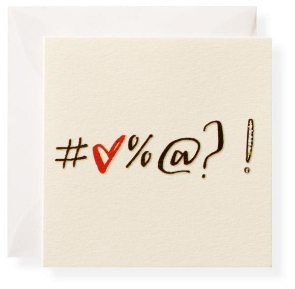 Karen Adams Gift Enclosure Box "Pardon My French" 8 Assorted Cards with Vellum Envelopes