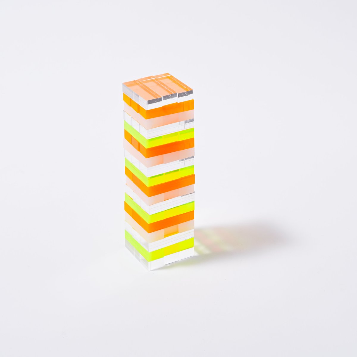 Sunnylife Mini Lucite Jumbling Tower Neon