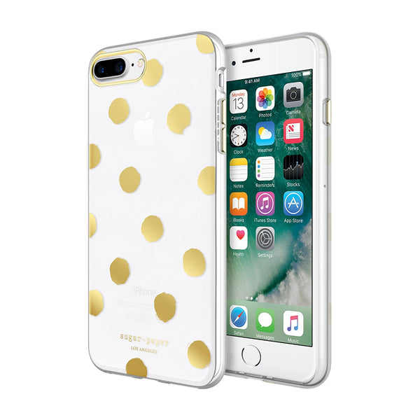 Sugar Paper Cell Phone Case for iPhone 7 Plus- Large Dot/Clear