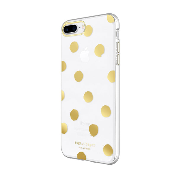 Sugar Paper Cell Phone Case for iPhone 7 Plus- Large Dot/Clear