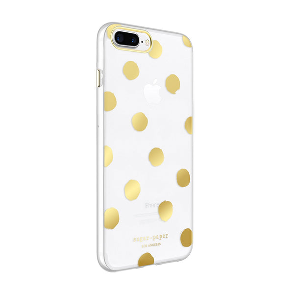 Sugar Paper Cell Phone Case for iPhone 7 Plus- Large Dot/Clear
