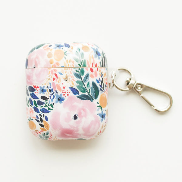 Mary Square Case for AirPods with Keychain - Autumn Blossom