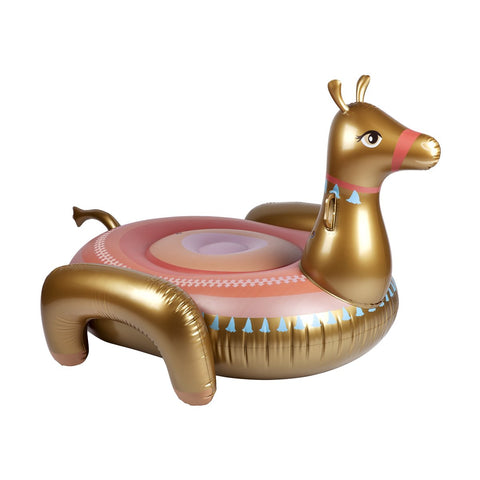 SunnyLIFE Luxe Ride-On Float - Camel