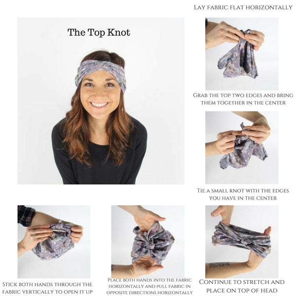 Banded Infinity Headwrap Bandana Leopard Print Headband