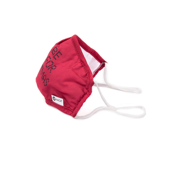 Miamica Set of 3 Fashion Cloth Face Mask - Black & White Plaid, Black and White Winter Motif, Red