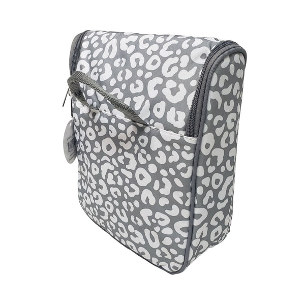 Viv & Lou Personalized Smokey Leopard Hanging Travel Case