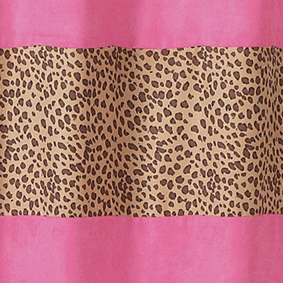 Jojo Designs Shower Curtain- Cheetah Pink
